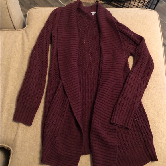 Charlotte Russe Sweaters - Burgundy cardigan from Charlotte Russe!